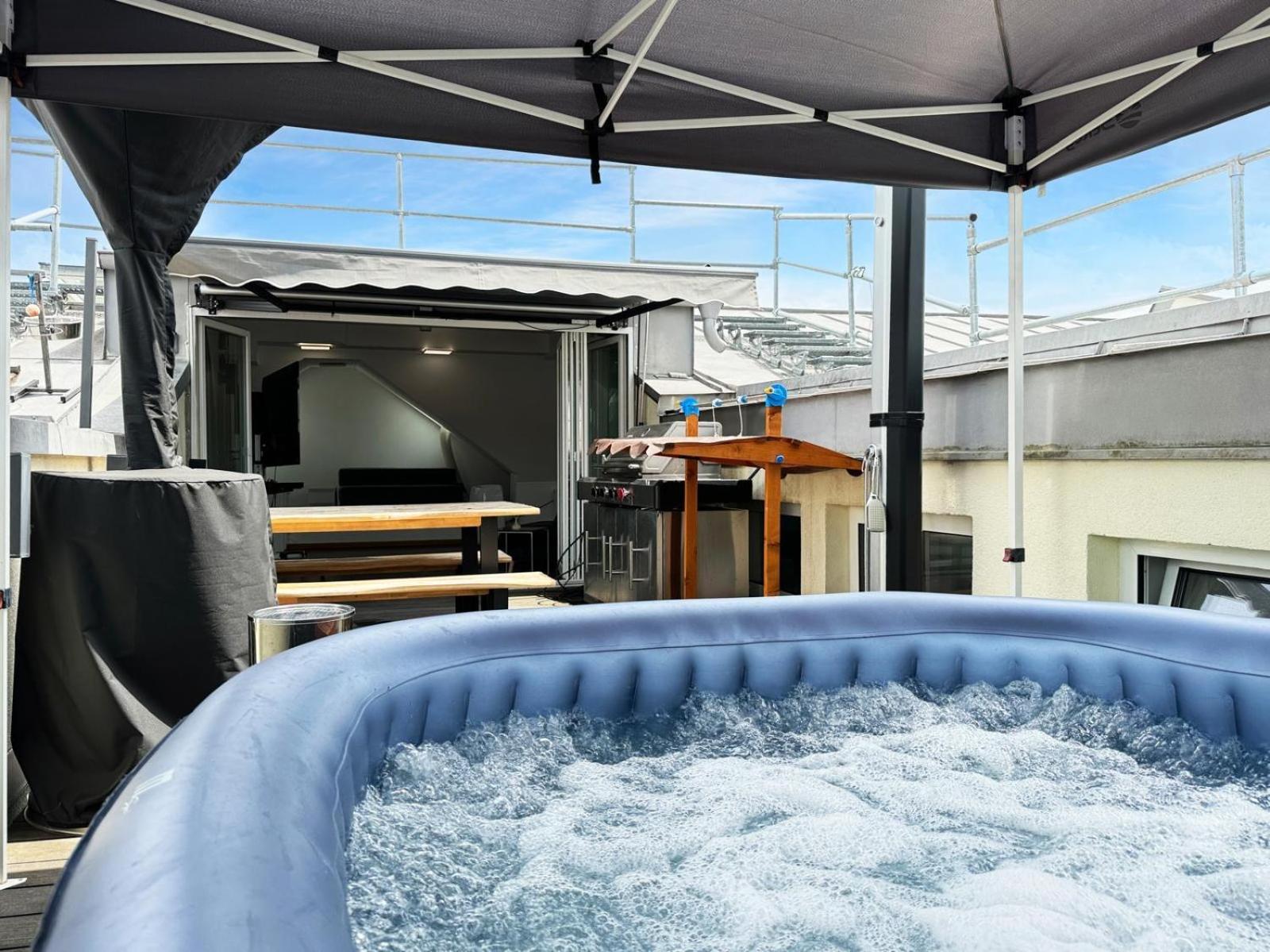 Apartamento 6 Maisonette-penthouse Pool Dachterrasse Luxus Múnich