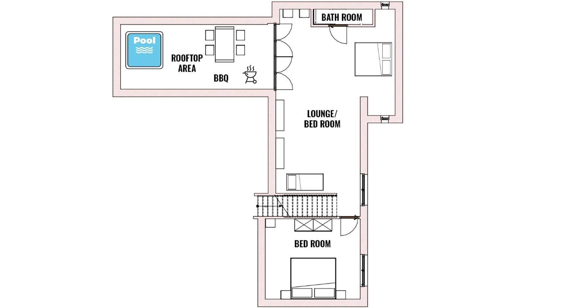 6 Maisonette-penthouse Pool Dachterrasse Luxus Apartamento Múnich